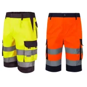 Bermuda bicolore da Lavoro Alta Visibilità Multitasche Velilla 303004