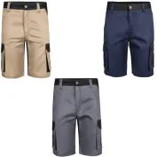 Bermuda bicolore da Lavoro Multitasche Velilla 103021B