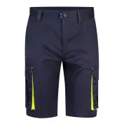 Bermuda bicolore da Lavoro Stretch Multitasche Velilla 103010S