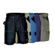 Bermuda da Lavoro Cofra Multitasche Saragossa 100% Cotone Canvas