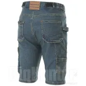 Bermuda Jeans da Lavoro Stretch Elasticizzati Multitasche Cofra Havana