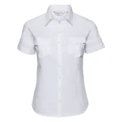 Camicia Da Lavoro a Maniche Corte da Donna Arrotolata Russell - JE919F
