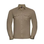 Camicia Da Lavoro a Maniche Lunghe Arrotolata Russell - JE918M Camicia Da Lavoro a Maniche Lunghe Arrotolata Russell - JE918M