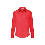 Camicia Da Lavoro Popeline da Donna Manica Lunga Fruit Of The Loom