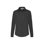 Camicia Da Lavoro Popeline da Donna Manica Lunga Fruit Of The Loom