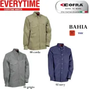 Camicia in Velluto da Lavoro Stretch Elasticizzata Cofra Bahia