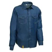 Camicia Jeans da Lavoro Cofra Virton 100% Cotone Camicia Jeans da Lavoro Cofra Virton 100% Cotone