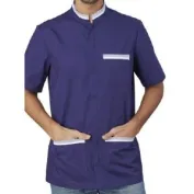 Casacca da uomo a maniche corte con zip Roberto Horeca Siggi - 28CS1426/00-0001