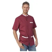 Casacca da uomo a maniche corte con zip Roberto Horeca Siggi - 28CS1426/00-0001