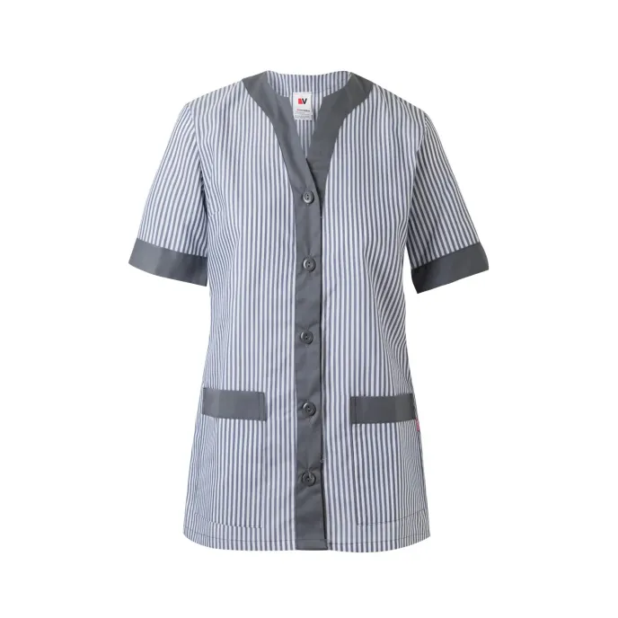 VELILLA 535209 Giacca Pigiama Maniche Corte Per Professionisti Sanitari - Azzurro, Taglia M, Con Tasche