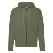 Felpa Da Lavoro Fruit Of The Loom con Cappuccio Foderato e Zip Lunga