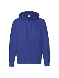 Felpa Da Lavoro Fruit Of The Loom Leggera con Cappuccio e Zip Lunga
