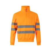 Felpa zip corta da Lavoro Alta Visibilità Velilla 305702