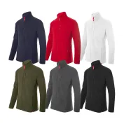 Felpa zip lunga in pile da Lavoro Multitasche Velilla 201502