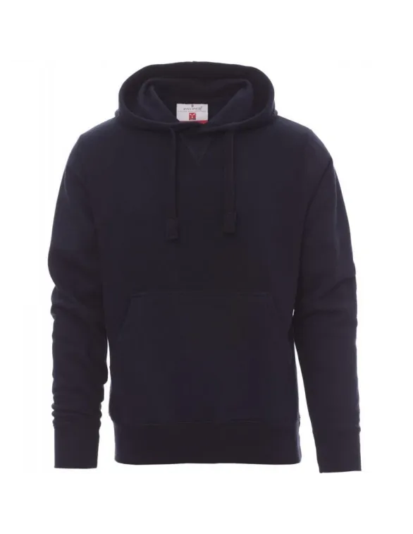 Felpa Con Cappuccio Uomo PAYPER Toronto - Manica Lunga, Misto Cotone, Grigio Melange