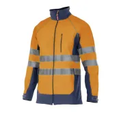 Giacca bicolore da Lavoro Alta Visibilità Softshell Stretch Multitasche Velilla 306001 Giacca bicolore da Lavoro Alta Visibilità Softshell Stretch Multitasche Velilla 306001