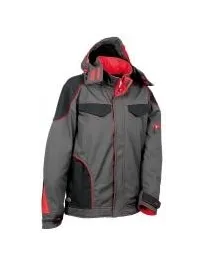 Giacca con Cappuccio da Lavoro Softshell Multitasche Cofra Tecka