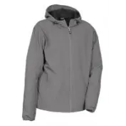 Giacca con Capuccio da Lavoro Stretch Elasticizzata Softshell Cofra Vannas con Interno in Pile Giacca con Capuccio da Lavoro Stretch Elasticizzata Softshell Cofra Vannas con Interno in Pile