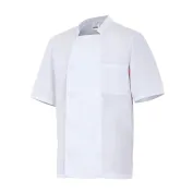 Giacca coreana Cuoco da Lavoro maniche corte Velilla 405201 Giacca coreana Cuoco da Lavoro maniche corte Velilla 405201