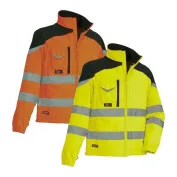 Giacca da Lavoro Alta Visibilità Softshell Multitasche Cofra Nansen Giacca da Lavoro Alta Visibilità Softshell Multitasche Cofra Nansen