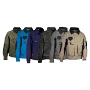 Giacca da Lavoro Multitasche Cofra Bruxelles 100% Cotone Canvas Giacca da Lavoro Multitasche Cofra Bruxelles 100% Cotone Canvas