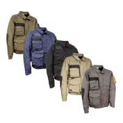 Giacca da Lavoro Stretch Elasticizzata Multitasche Cofra Oberwart Giacca da Lavoro Stretch Elasticizzata Multitasche Cofra Oberwart