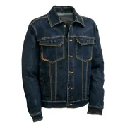 Giacca Jeans da Lavoro Stretch Elasticizzata Multitasche Cofra Smirne Giacca Jeans da Lavoro Stretch Elasticizzata Multitasche Cofra Smirne