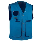 Gilet da Lavoro Multitasche Cofra Zurich 100% Cotone Canvas