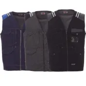 Gilet da lavoro Multitasche in cotone Modello Jeans Tucson - Payper