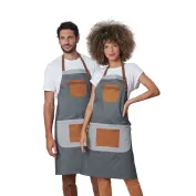 Grembiule con Pettorina da Lavoro Unisex Stretch Horeca Siggi Elvis 28PZ0522/00