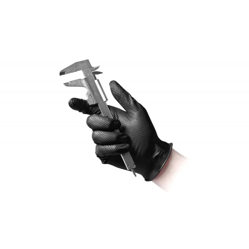 Reflexx N85 - Gants en nitrile non poudrés Full Grip 3D