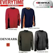 Maglietta da Lavoro Stretch Elasticizzata Cofra Denmark