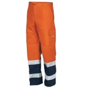 Pantalone da lavoro Alta visibilità Issa Line Hi-vis Fustagno 8532