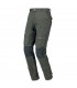 Pantalone da lavoro ISSA LINE Stretch On 8738 Multitasche Tasche Laterali 100% Cotone - Verde