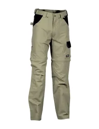 Pantaloni da Lavoro Cofra Multitasche Accorciabili Helsinki 100% Cotone Canvas