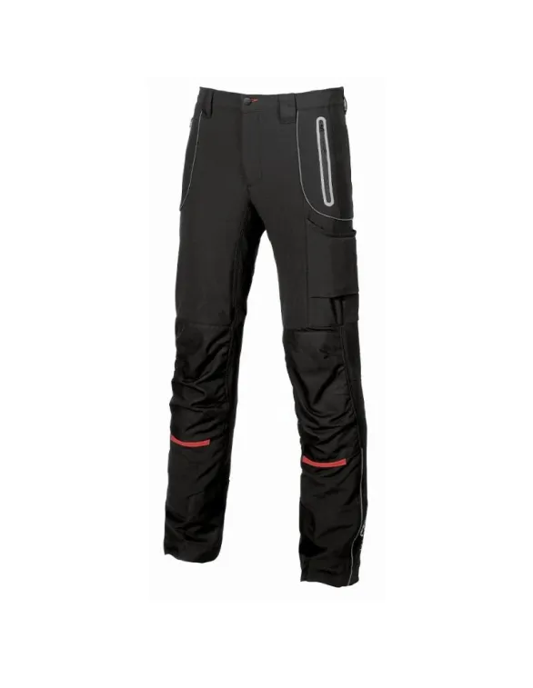 Pantaloni da Lavoro Softshell Stretch Elasticizzati Multitasche U-Power Pit