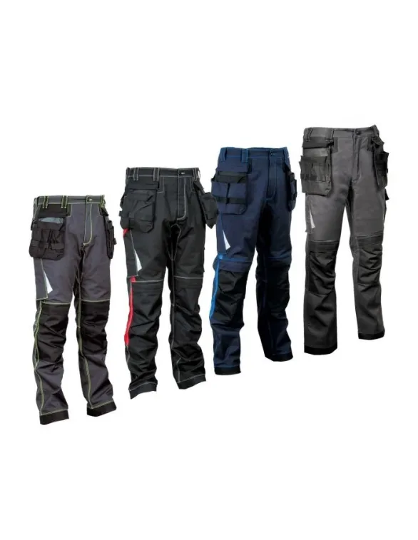 Pantaloni da Lavoro Stretch Elasticizzati Multitasche Cofra Gondomar