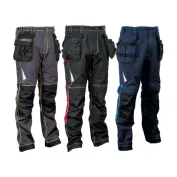 Pantaloni da Lavoro Stretch Elasticizzati Multitasche Cofra Leiria
