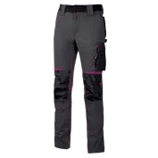 Pantaloni da Lavoro Stretch Elasticizzati Multitasche U-Power Atom Donna