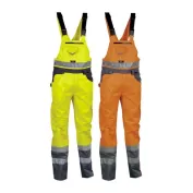 Pettorina Salopette da Lavoro Alta Visibilità Multitasche Cofra Bright