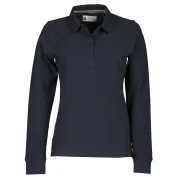 Polo a Manica Lunga Florence Donna con Cuciture Stretch in 100% Cotone - Payper