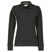 Polo a Manica Lunga Florence Donna con Cuciture Stretch in 100% Cotone - Payper