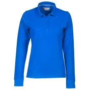 Polo a Manica Lunga Florence Donna con Cuciture Stretch in 100% Cotone - Payper