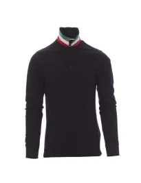 Polo a Manica Lunga Long Nation con Effetto Perlato in Cotone - Payper