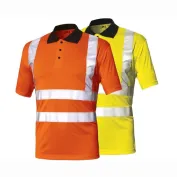 Polo Basic Alta Visibilità ISSA LINE - 08184