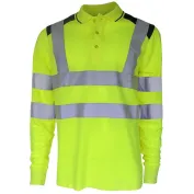 Polo bicolore maniche lunghe da lavoro Alta Visibilità Payper Guard+ Winter