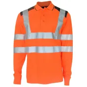 Polo bicolore maniche lunghe da lavoro Alta Visibilità Payper Guard+ Winter