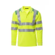 Polo bicolore maniche lunghe da lavoro Alta Visibilità Payper Guard+ Winter
