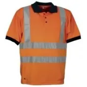 Polo da Lavoro Alta Visibilità Cofra Mirror