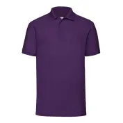 Polo da Lavoro Fruit of The Loom a Manica Corta e Cuciture Laterali